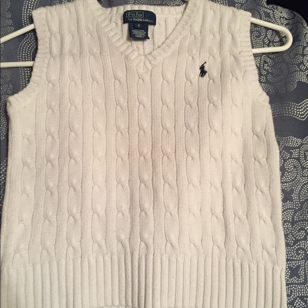 Kids polo sweater vest